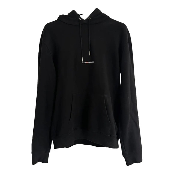 Saint Laurent Black Rive Gauche Hoodie Sweatshirt. Size Small. Brand new - Picture 1 of 3